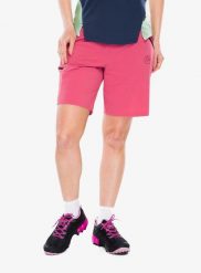 Spodenki turystyczne damskie La Sportiva Monument Shorts. Czerwone szorty damskie La Sportiva, bez wzorów, z materiału, eleganckie. Za 306.89 zł.
