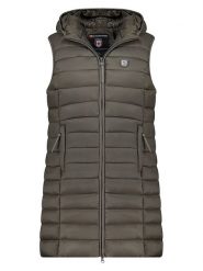 Canadian Peak Kamizelka pikowana "Vakitaleak" w kolorze khaki rozmiar: XL. Brązowe kamizelki damskie Canadian Peak, xl. Za 150.95 zł.