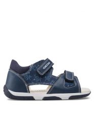 Geox Sandały B S. Tapuz B. B B250XB 0BCAW CB4F4 Granatowy. Niebieskie sandały chłopięce Geox, z materiału, bez zapięcia. Za 149.99 zł.