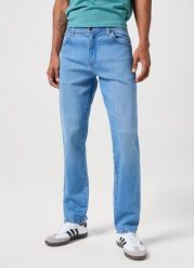 WRANGLER TEXAS SLIM MĘSKIE SPODNIE JEANSOWE JEANSY DŻINSY MURPHY BLUE 112351258 W12S017975. Niebieskie jeansy męskie Wrangler. Za 229.99 zł.
