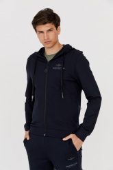 AERONAUTICA MILITARE Granatowa bluza męska. Niebieskie bluzy z kapturem męskie AERONAUTICA MILITARE, m. W wyprzedaży za 599.99 zł.