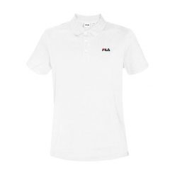 Męska koszulka polo FILA Sunchon, 100% bawełna. Białe koszulki polo męskie Fila, m, bez wzorów, z bawełny, bez ramiączek. Za 200.30 zł.