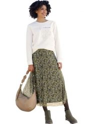 Heine Bluza w kolorze kremowym rozmiar: 40. Brązowe bluzy bez kaptura damskie Heine. Za 69.99 zł.