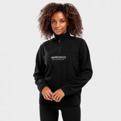 Bluza z grubego polaru damska Shadow-W SIROKO. Czarne bluzy bez kaptura damskie SIROKO, xl, z polaru. Za 292.00 zł.