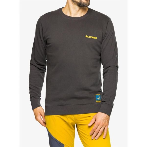 Bluza bez kaptura męska La Sportiva Climbing on the Moon Sweatshirt. Szare bluzy bez kaptura męskie La Sportiva, m. Za 245.99 zł.