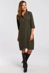 Sukienka marynarka elegancka żakietowa asymetryczna zielona. Zielone marynarki i żakiety damskie Stylove, l, bez wzorów, z elastanu, biznesowe. W wyprzedaży za 230.00 zł.