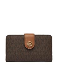 MICHAEL Michael Kors Portfel Pop 32S6G17F8B Brązowy. Brązowe portfele damskie MICHAEL Michael Kors, bez wzorów, ze skóry. Za 479.99 zł.