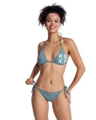 Zestaw dwuczęściowy bikini damski SOLID ESSENTIALS. Niebieskie bikini damskie Roxy, bez wzorów. Za 219.99 zł.