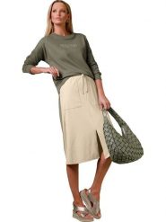 Heine Bluza w kolorze khaki rozmiar: 40. Brązowe bluzy bez kaptura damskie Heine. Za 81.95 zł.