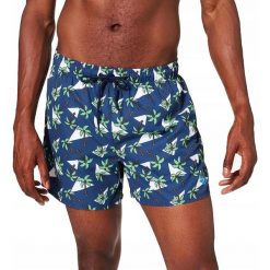 Spodenki szorty męskie krótkie plażowe Arena Fantasy Short. Niebieskie kąpielówki męskie Arena, m, bez wzorów, do pływania. Za 101.98 zł.