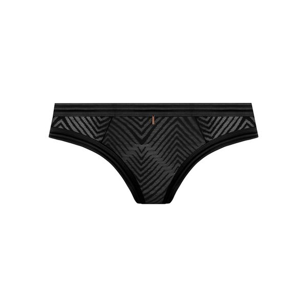 Stringi damskie Freya Tailored. Czarne stringi damskie FREYA ACTIVE, l, bez wzorów, z koronki. Za 150.50 zł.