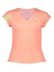 Mizuno Koszulka funkcyjna w kolorze pomarańczowym rozmiar: L. Pomarańczowe bluzki sportowe damskie Mizuno, l, bez kołnierzyka, bez ramiączek. Za 69.58 zł.