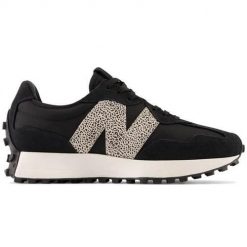Buty do chodzenia damskie New Balance 327. Czarne buty sportowe na co dzień damskie New Balance, bez wzorów, z gumy, trekkingowe. Za 499.00 zł.