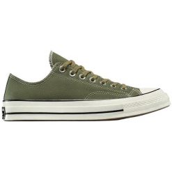 Buty sportowe męskie Converse Chuck 70. Zielone buty sportowe na co dzień męskie Converse, z materiału, bez zapięcia. Za 390.00 zł.