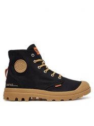 Palladium Trampki Pampahi Htggum 74988-008-M Czarny. Czarne trampki i tenisówki męskie Palladium, bez wzorów, z materiału, bez zapięcia. Za 389.99 zł.
