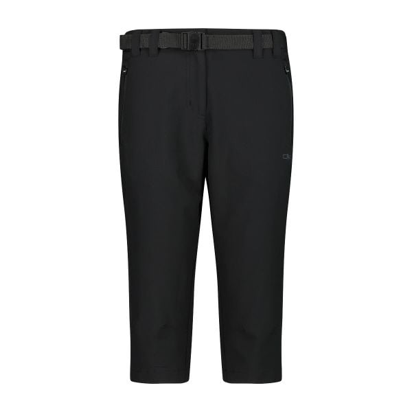 Spodnie damskie CMP Capri. Czarne spodnie dresowe damskie CMP, s, z elastanu, trekkingowe. Za 159.99 zł.