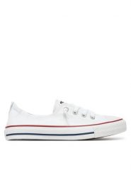 Converse Trampki CHUCK TAYLOR ALL STAR AHORELINE 537084C Biały. Białe trampki i tenisówki damskie Converse, bez wzorów, z materiału. Za 239.99 zł.
