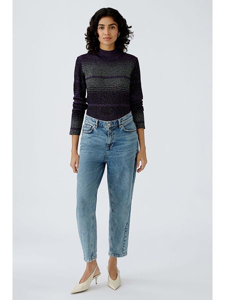 Oui Sweter w kolorze szaro-fioletowym rozmiar: 36. Różowe golfy damskie Oui, bez wzorów, z wełny, bez ramiączek. Za 145.26 zł.