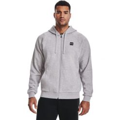 Bluza sportowa męska Under Armour Rival Fleece FZ. Bluzy bez kaptura męskie Under Armour, bez wzorów, z bawełny, sportowe, bez kołnierzyka, bez ramiączek. Za 229.00 zł.