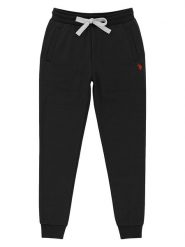 U.S. Polo Assn. Spodnie dresowe w kolorze czarnym rozmiar: L. Czarne spodnie dresowe męskie U.S. Polo Assn., bez wzorów, z dresówki. Za 126.75 zł.