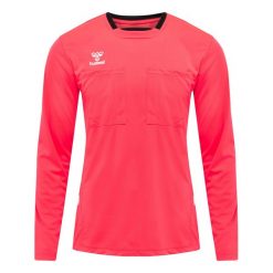 Hummel Koszulka sędziowska arbitra sędzia Referee Chevron Jersey. Czerwone t-shirty sportowe męskie HUMMEL, s, z jersey, bez ramiączek, do piłki nożnej. Za 212.50 zł.