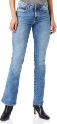 SPODNIE DAMSKIE WRANGLER BOOTCUT DARK CLOUD W28BKR36E 112128225. Spodnie materiałowe damskie Wrangler, bez wzorów, z jeansu. Za 199.99 zł.