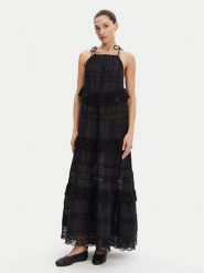 Munthe Sukienka letnia Fuenta 251132225128 Czarny Loose Fit. Czarne sukienki damskie Munthe, na lato, bez wzorów, z wiskozy, bez kołnierzyka, bez ramiączek. Za 1,399.00 zł.