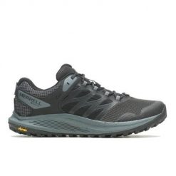 Buty trekkingowe męskie Merrell Nova 3 Gtx. Czarne buty trekkingowe męskie MERRELL, z materiału, bez zapięcia, trekkingowe. Za 852.00 zł.