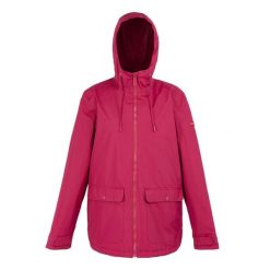 Kurtka turystyczna damska Regatta Broadia parka przeciwdeszczowa. Czerwone kurtki damskie Regatta, na zimę, l, bez wzorów, z tkaniny, bez kaptura. Za 280.95 zł.