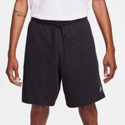 Spodnie na co dzień męskie Nike Club. Czarne szorty męskie Nike, na lato, bez wzorów, z bawełny, biznesowe. Za 231.00 zł.