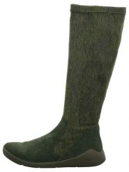 Think! Skórzane kozaki "Duene" w kolorze zielonym rozmiar: 39. Zielone kozaki damskie Think!, bez obcasa. Za 357.63 zł.