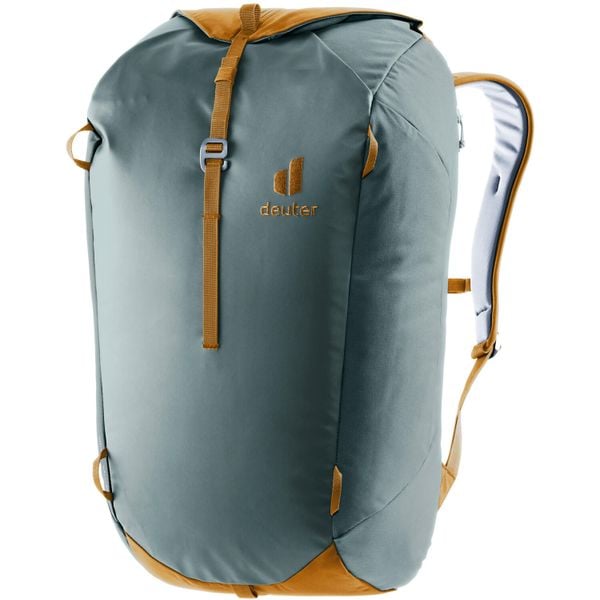 Plecak wspinaczkowy Deuter Gravity Motion - teal/cinnamon. Szare plecaki damskie Deuter, bez wzorów. Za 392.99 zł.