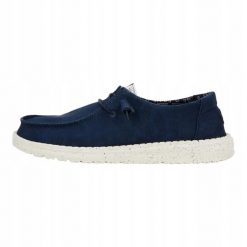 HEYDUDE Damskie Mokasyny Wendy Stretch Canvas. Niebieskie mokasyny damskie Hey dude, z materiału. Za 259.00 zł.
