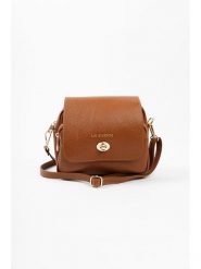 Lia Biassoni Skórzana torebka w kolorze jasnobrązowym - 23 x 20 x 9 cm rozmiar: onesize. Brązowe torebki klasyczne damskie Lia Biassoni, bez wzorów, z materiału, bez dodatków. Za 260.99 zł.