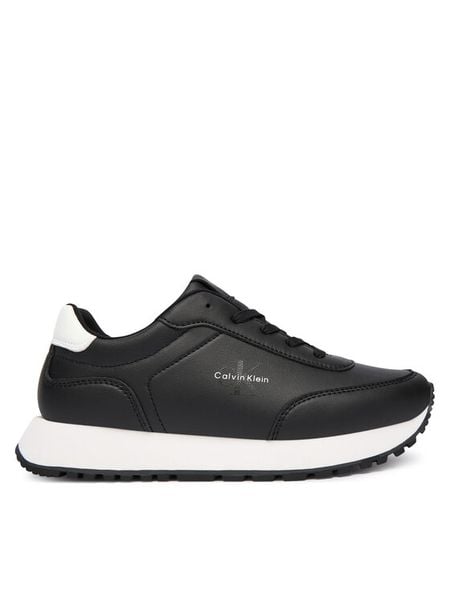 Calvin Klein Sneakersy V3A9-83110-1355X001 D Czarny. Czarne buty sportowe dziewczęce CALVIN KLEIN, bez wzorów, ze skóry, bez zapięcia. Za 399.99 zł.
