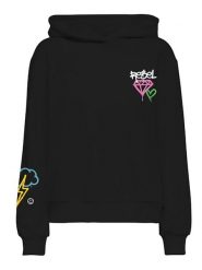 ONLY Bluza w kolorze czarnym rozmiar: M. Czarne bluzy z kapturem damskie Only, m. Za 114.44 zł.