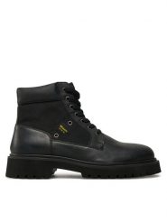 Blauer Trapery F4BUXTON03/LEA Czarny. Czarne buty zimowe męskie Blauer, ze skóry, bez zapięcia. Za 659.99 zł.