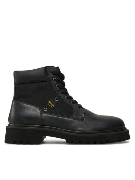 Blauer Trapery F4BUXTON03/LEA Czarny. Czarne buty zimowe męskie Blauer, ze skóry, bez zapięcia. Za 459.99 zł.