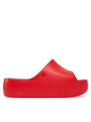 Melissa Klapki Melissa Free Platform Slide Ad 35859 Czerwony. Czerwone klapki damskie Melissa, bez wzorów, z tworzywa sztucznego, bez obcasa. Za 259.99 zł.