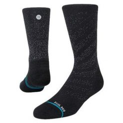 Skarpety biegowe Stance Athletic Crew. Czarne skarpetki damskie Stance, bez wzorów. Za 69.99 zł.