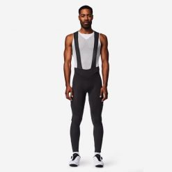 Spodnie rowerowe szosowe Van Rysel EDR Discover 2 zimowe. Czarne szorty męskie VAN RYSEL, na zimę, bez wzorów, z materiału. Za 159.99 zł.