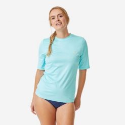 Koszulka UV surfingowa damska Roxy. Czarne bluzki sportowe damskie Roxy, s, bez wzorów, z materiału, bez ramiączek. Za 149.99 zł.