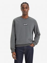 Levi's Bluza w kolorze antracytowym rozmiar: XS. Czarne bluzy bez kaptura męskie Levi's, s, z bawełny. Za 114.17 zł.