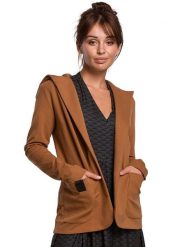 Be Wear Bluza w kolorze karmelowym rozmiar: L. Brązowe bluzy z kapturem damskie Be Wear, l. Za 152.62 zł.