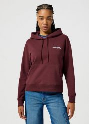 WRANGLER DAMSKA BLUZA REGULAR HOODIE DAHLIA 112356460 W6S4018506. Bluzy bez kaptura damskie Wrangler, s. Za 199.99 zł.