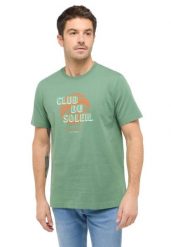 Męski T-Shirt Mustang Style Austin Dark Ivy 1016278 6326. T-shirty męskie Mustang, m, bez wzorów, bez kołnierzyka. Za 69.99 zł.