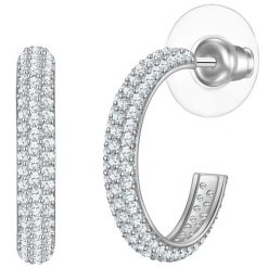 Yokoamii Kolczyki z Mosiadz w Srebrny 1 ct Damski. Szare kolczyki damskie Yokoamii, z cyrkonią, srebrne. Za 99.99 zł.