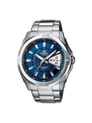 Casio Zegarek Edifice EF-129D-2AVEF Srebrny. Szare zegarki męskie Casio, srebrne. Za 399.99 zł.