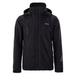 Kurtka trekkingowa męska Hi-Tec Howard. Czarne kurtki męskie Hi-tec, l, bez wzorów, klasyczne, z kapturem. Za 544.00 zł.