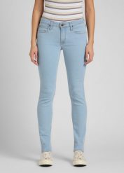 LEE SCARLETT DAMSKIE SPODNIE JEANSOWE LIGHT KALI L526QDCH 112145240. Spodnie materiałowe damskie Lee, bez wzorów, z jeansu. Za 209.99 zł.